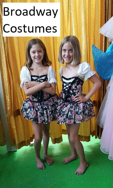 picture of various smaller sized costumes we may have available