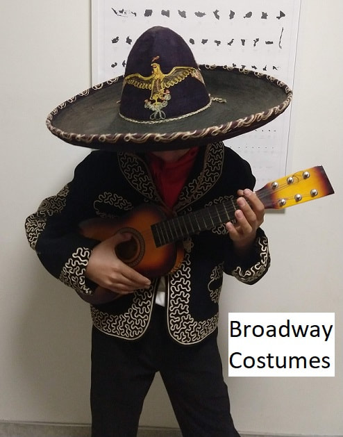 picture of various smaller sized costumes we may have available