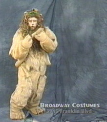 Picture of our Lion with full makeup done